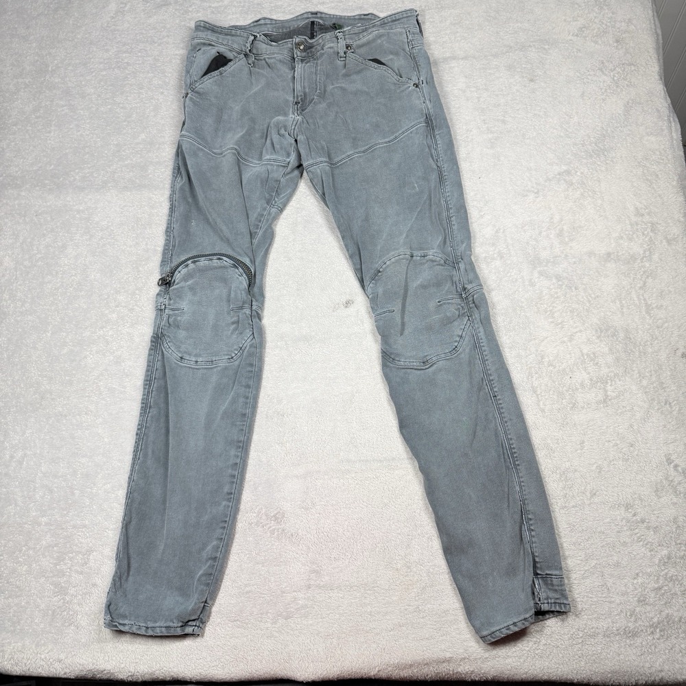 G-Star Raw 5620 3D Zip Knee Super Slim Men's Jeans Size W 34 L‎ 32